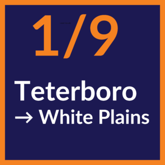Teterboro to White Plains on 1/9